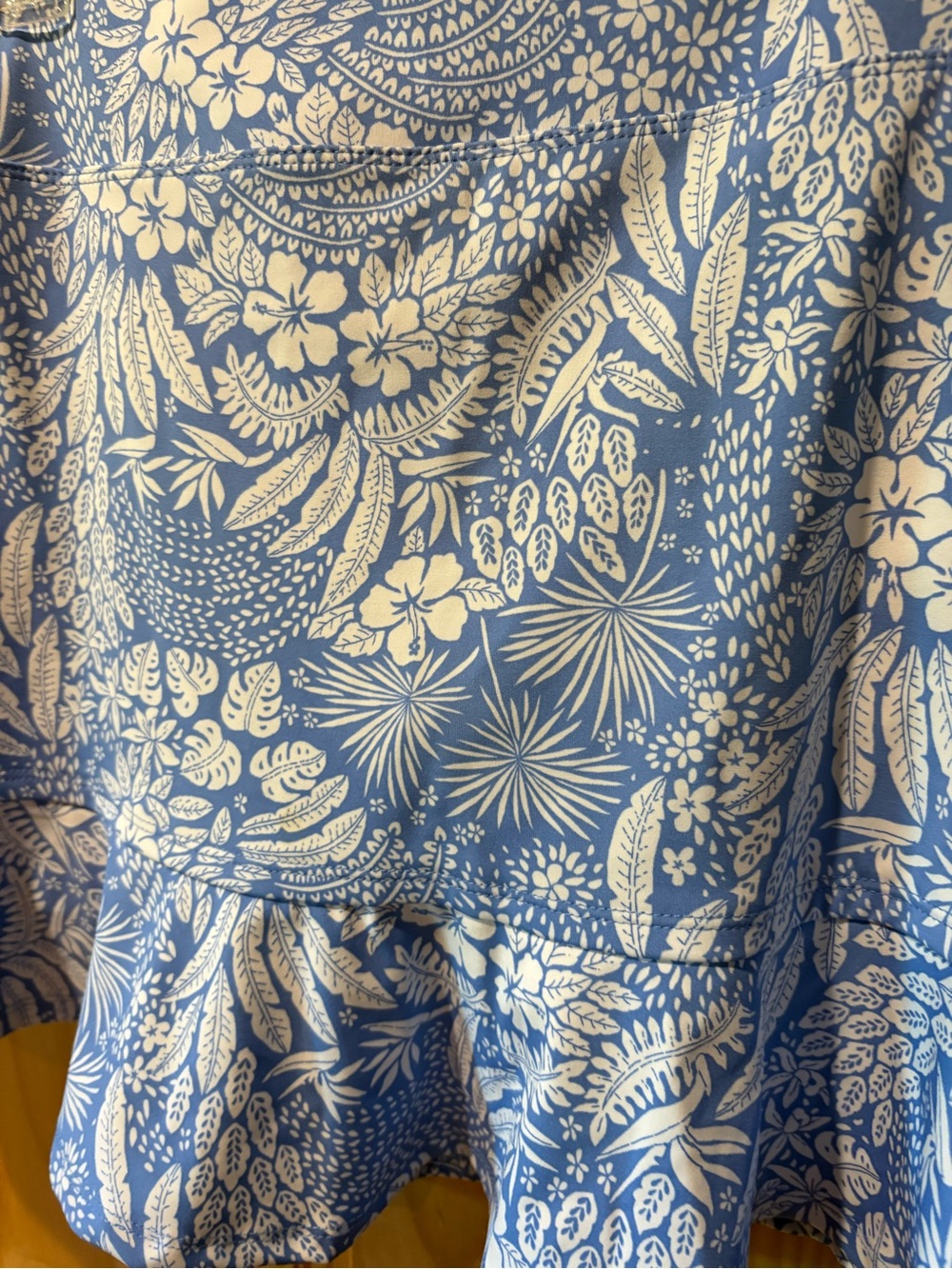 Tommy Bahama Everyday Active Ruffled Hem Skort blue white size XS women’s - Picture 3 of 9